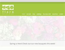 Tablet Screenshot of florachicago.com